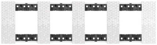 Рамка универсальная Legrand BTicino Living Now 4-м. 8 мод. пиксель картинка